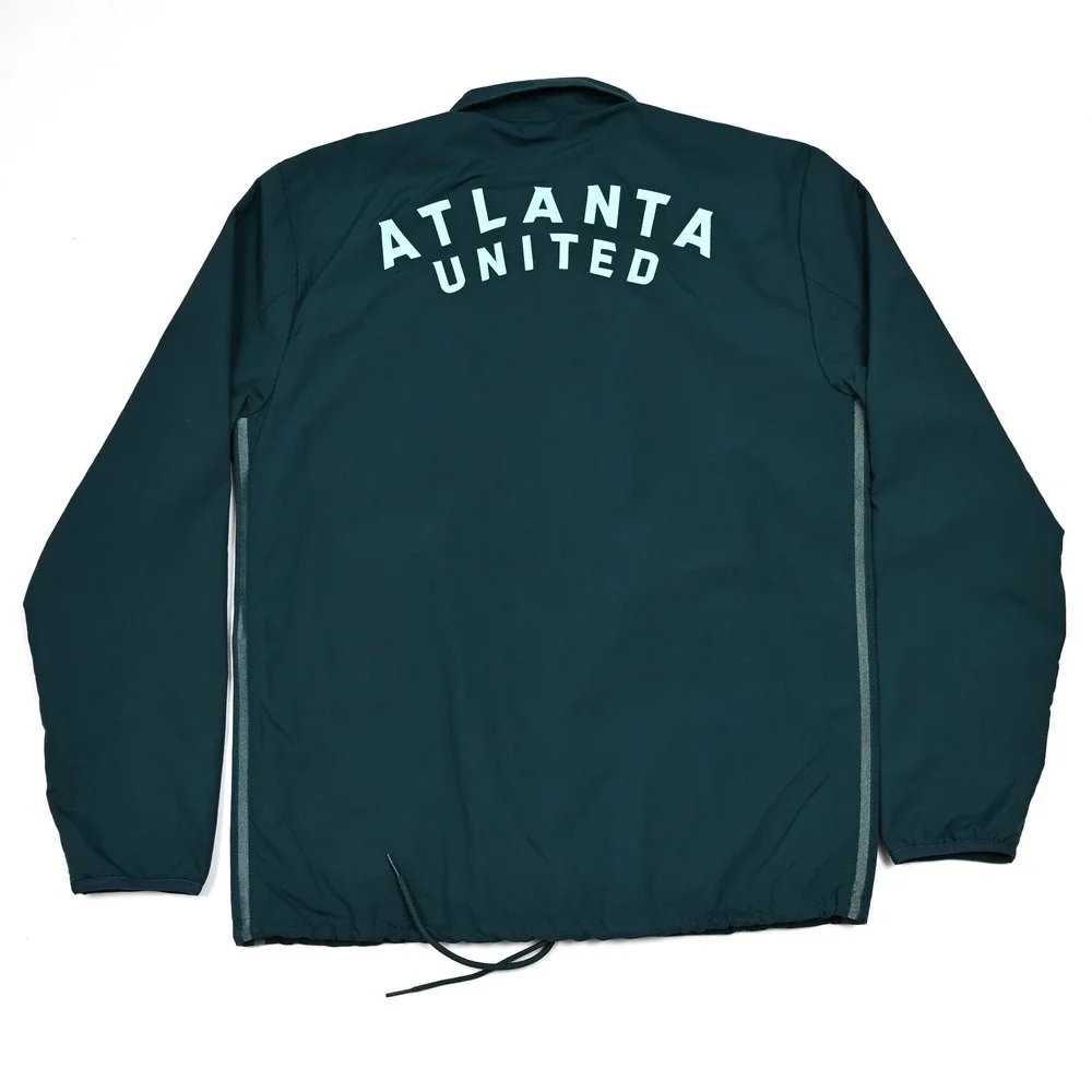 Adidas Atlanta United FC Anthem Jacket Full Snap Lined Men's Small‎ Green Soccer
